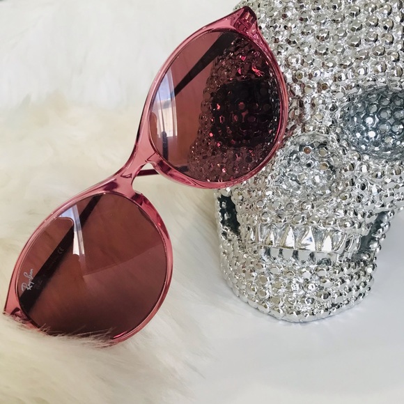 Ray Ban-Pink Round Sunglasses - Picture 2 of 8